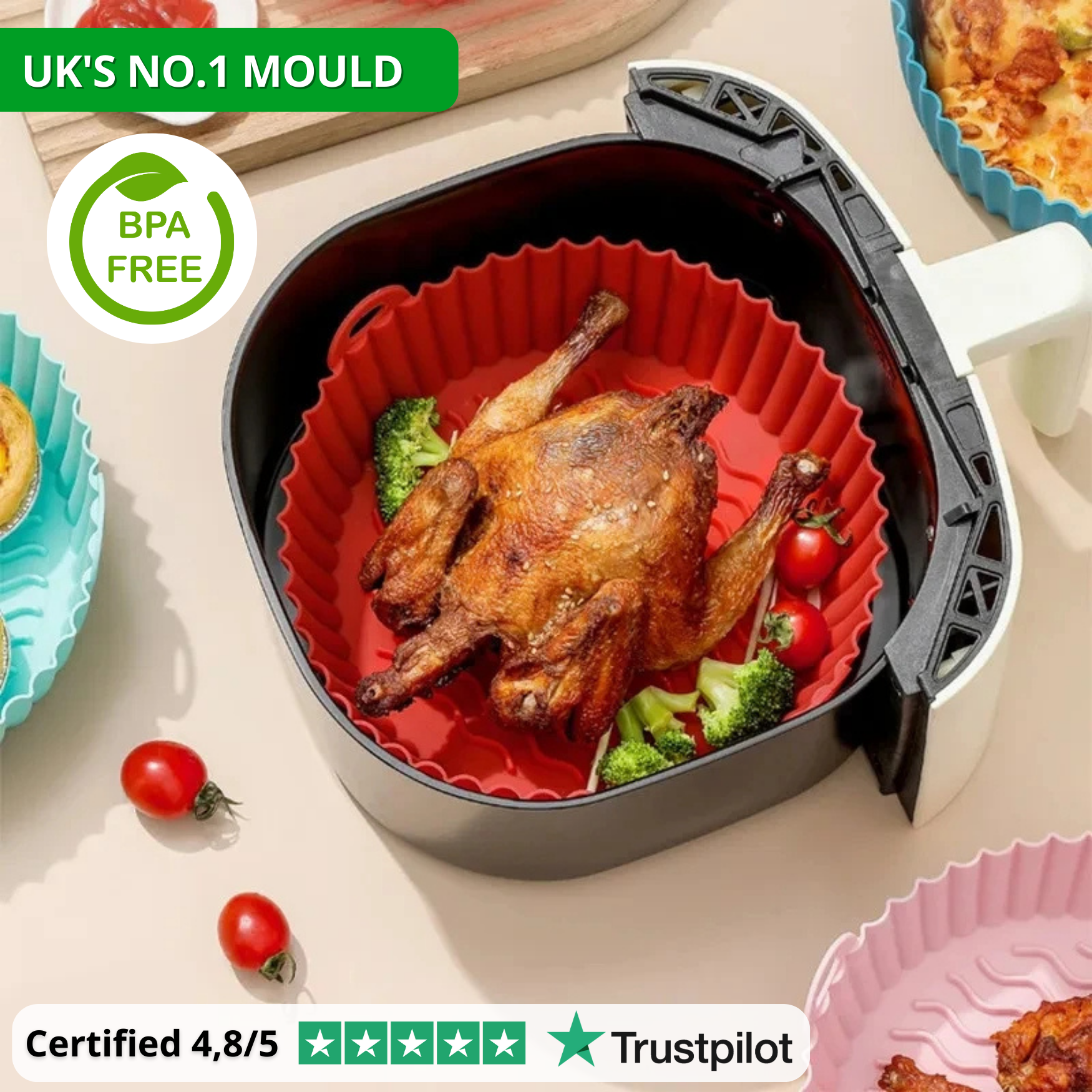 The Perfect Mould™ – BPA-Free, Non-Stick & Reusable | Buy 1, Get 1 Free!