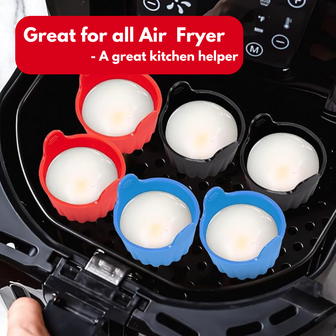 PureCrisp™ Silicone Air Fryer Liners – 6PCS