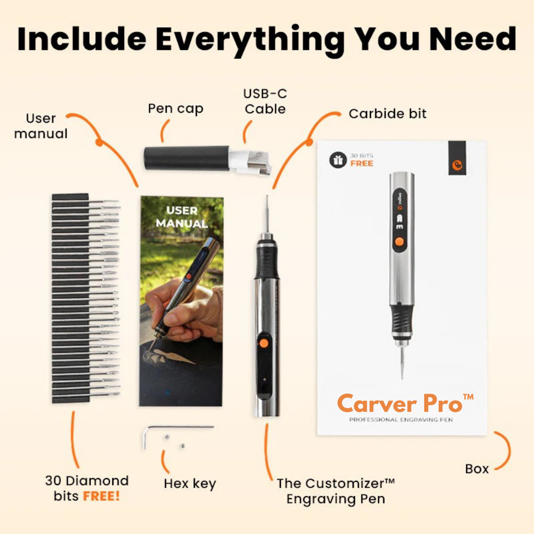 Carver Pro™ | Engraving Pen Made for Creative Souls